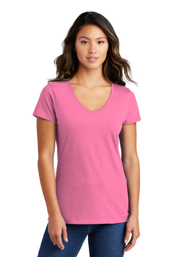CUSTOM WOMANS V NECK SHORT SLEEVE T-SHIRT